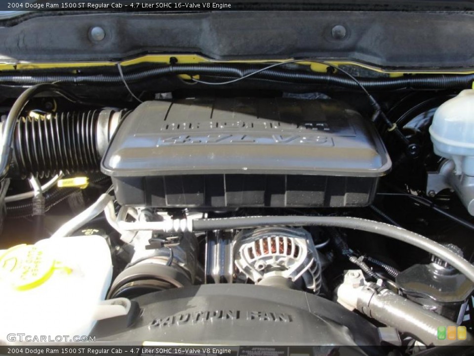 4.7 Liter SOHC 16-Valve V8 Engine for the 2004 Dodge Ram 1500 #42854582