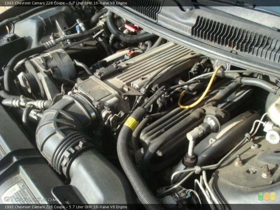 5.7 Liter OHV 16-Valve V8 Engine for the 1993 Chevrolet Camaro #42864594