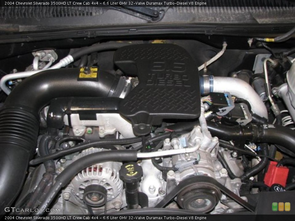 6.6 Liter OHV 32-Valve Duramax Turbo-Diesel V8 Engine for the 2004 Chevrolet Silverado 3500HD #42871138