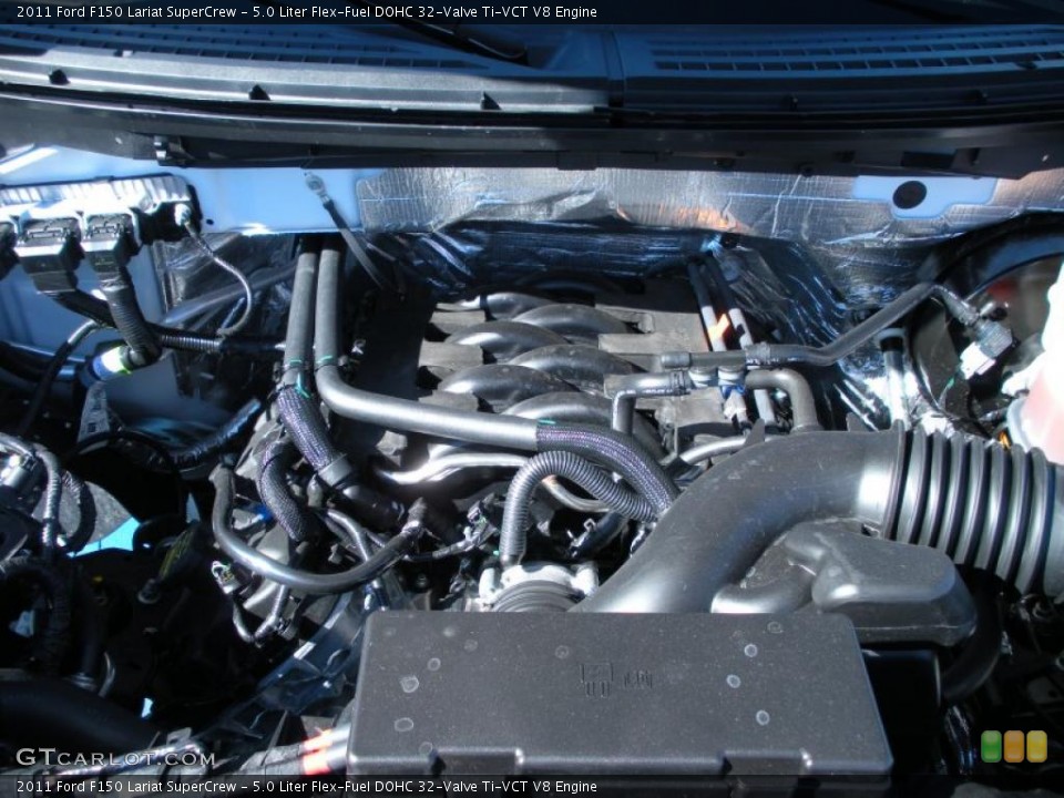 5.0 Liter Flex-Fuel DOHC 32-Valve Ti-VCT V8 Engine for the 2011 Ford F150 #42874955