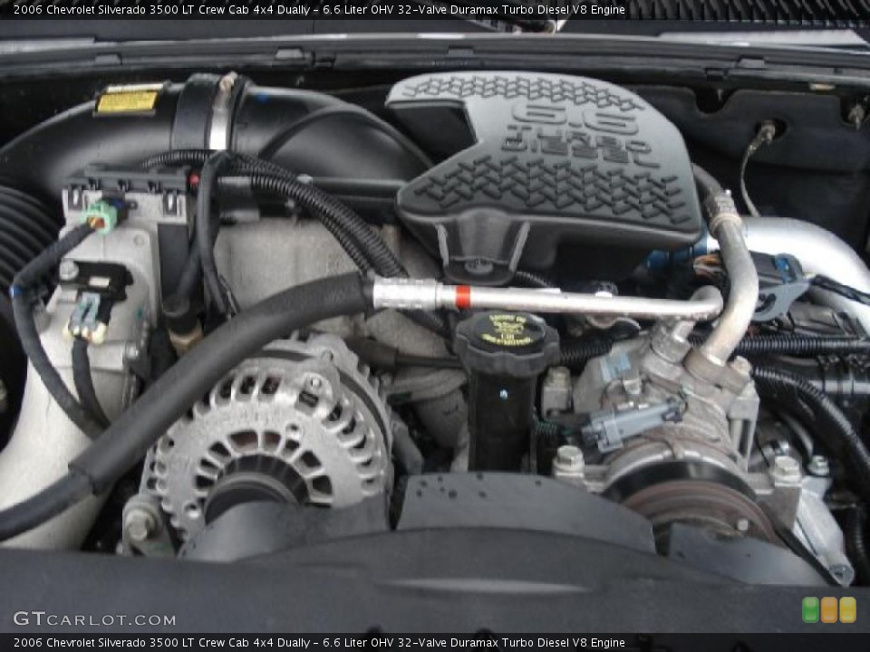 6.6 Liter OHV 32-Valve Duramax Turbo Diesel V8 Engine for the 2006 Chevrolet Silverado 3500 #42880576