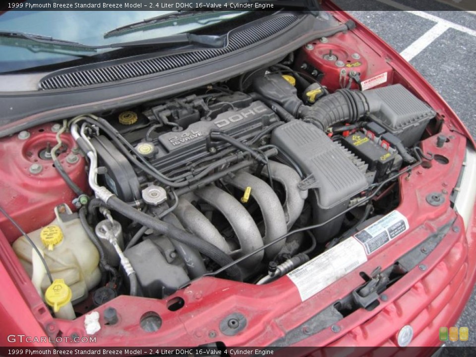 2.4 Liter DOHC 16-Valve 4 Cylinder 1999 Plymouth Breeze Engine