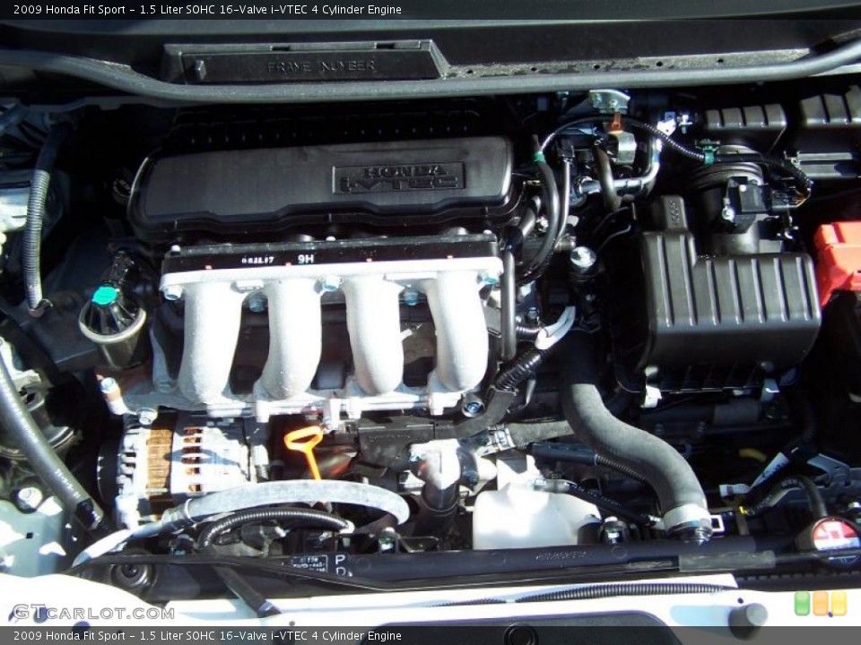 1.5 Liter SOHC 16-Valve i-VTEC 4 Cylinder Engine for the 2009 Honda Fit #42899717