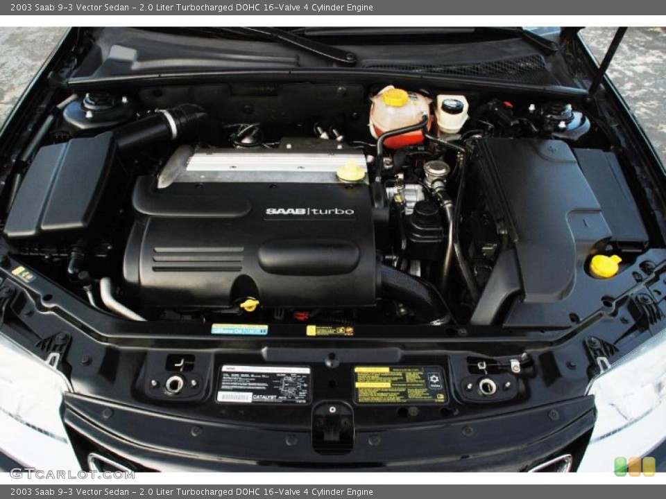 2.0 Liter Turbocharged DOHC 16-Valve 4 Cylinder Engine for the 2003 Saab 9-3 #42902153