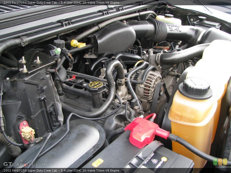 5.4 Liter SOHC 16-Valve Triton V8 2002 Ford F250 Super Duty Engine