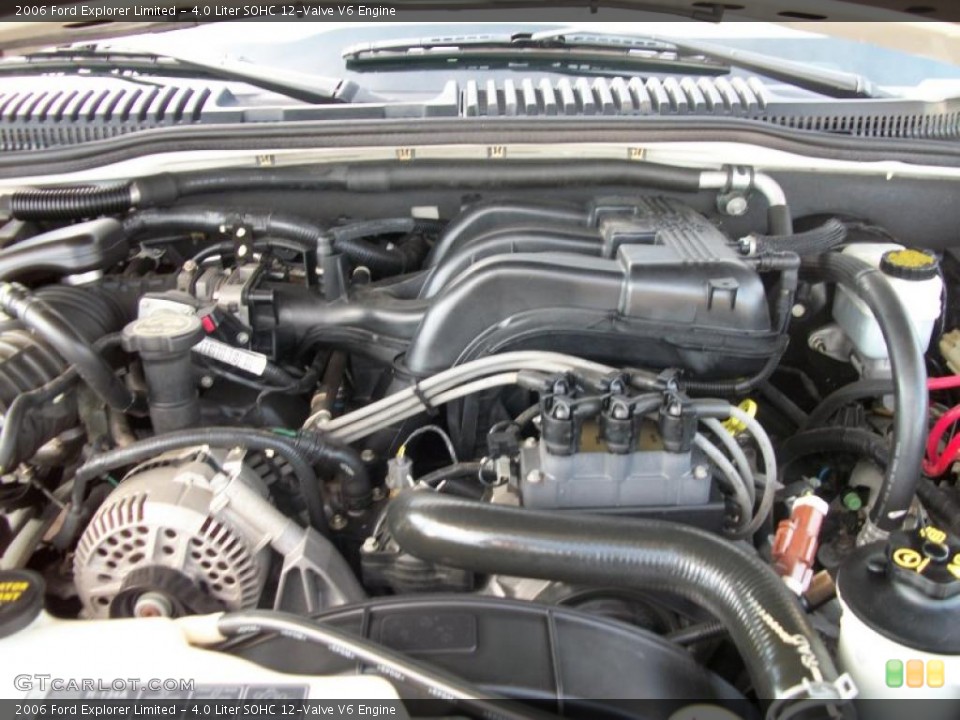 4.0 Liter SOHC 12-Valve V6 Engine for the 2006 Ford Explorer #42922778