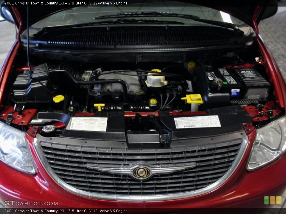 3.8 Liter OHV 12-Valve V6 Engine for the 2001 Chrysler Town & Country #42926704