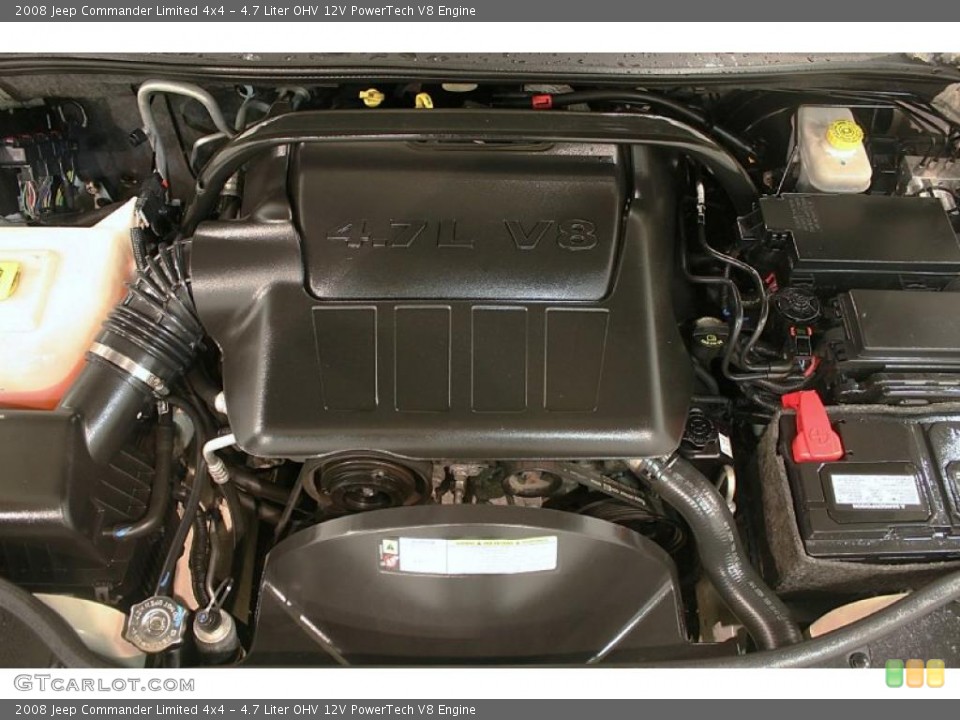 4.7 Liter OHV 12V PowerTech V8 Engine for the 2008 Jeep Commander #42935439