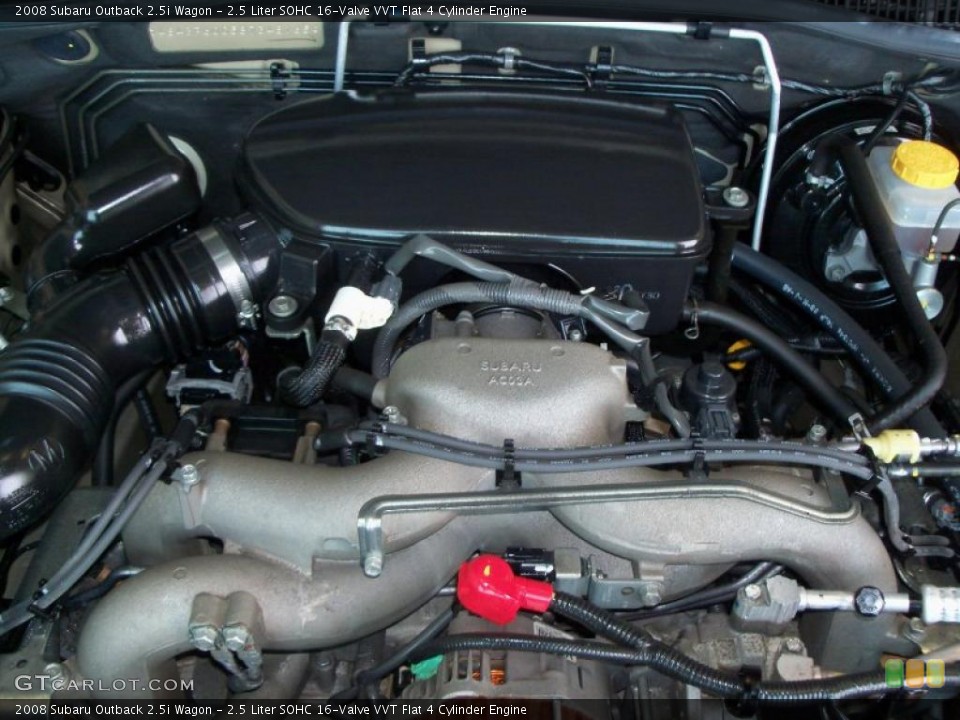 2.5 Liter SOHC 16-Valve VVT Flat 4 Cylinder Engine for the 2008 Subaru Outback #42942679
