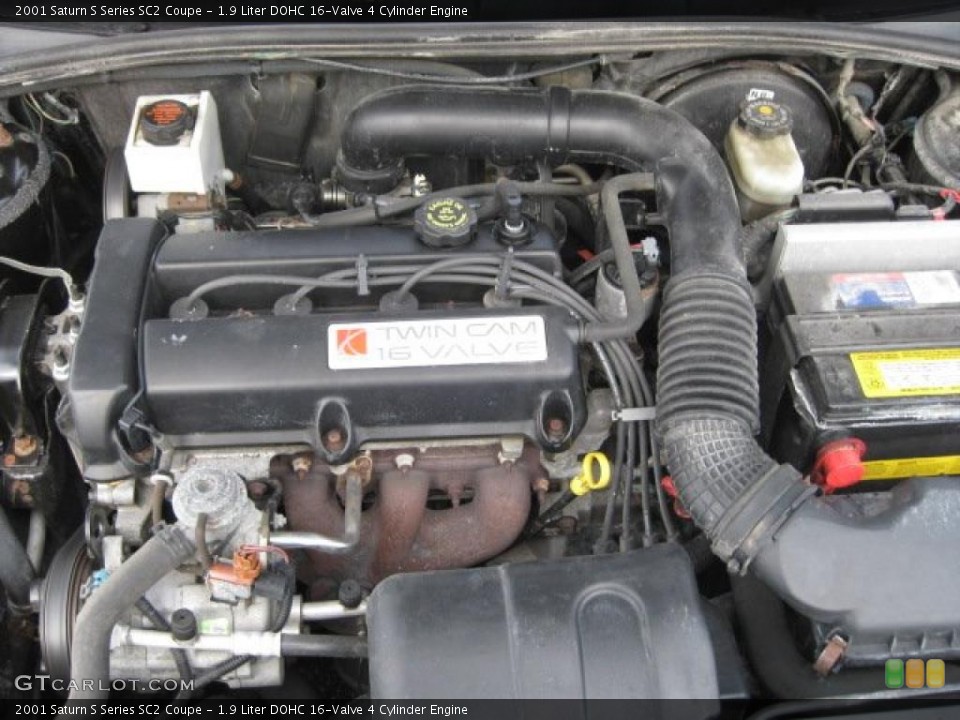 1.9 Liter DOHC 16-Valve 4 Cylinder Engine for the 2001 Saturn S Series #42942899
