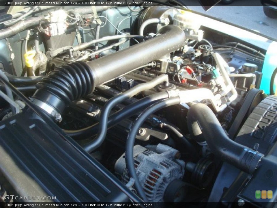 4.0 Liter OHV 12V Inline 6 Cylinder Engine for the 2006 Jeep Wrangler #42962467