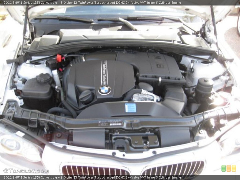 3.0 Liter DI TwinPower Turbocharged DOHC 24-Valve VVT Inline 6 Cylinder Engine for the 2011 BMW 1 Series #42964959