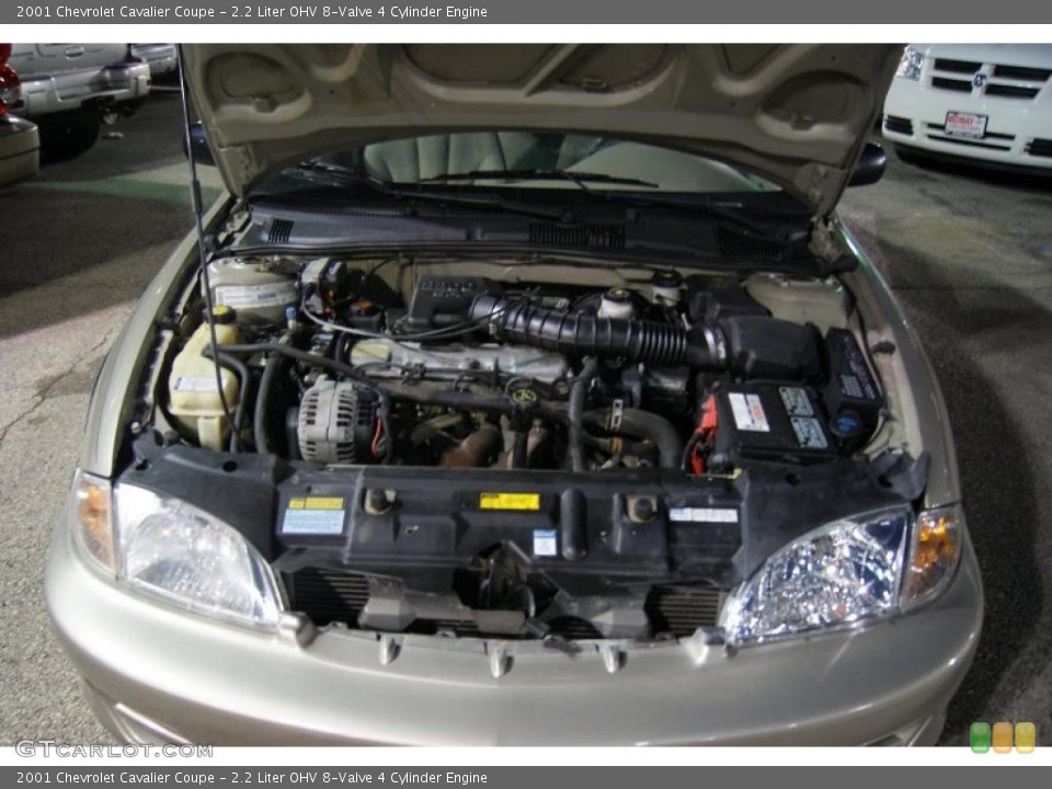 2.2 Liter OHV 8-Valve 4 Cylinder 2001 Chevrolet Cavalier Engine
