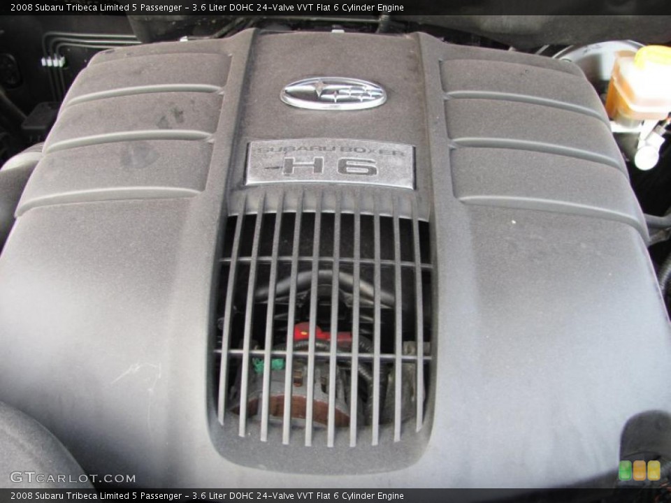 3.6 Liter DOHC 24-Valve VVT Flat 6 Cylinder Engine for the 2008 Subaru Tribeca #42982965