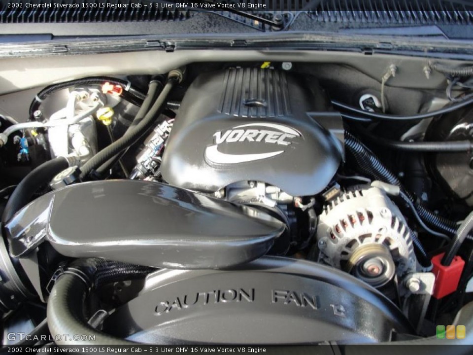 5.3 Liter OHV 16 Valve Vortec V8 Engine for the 2002 Chevrolet Silverado 1500 #42983757