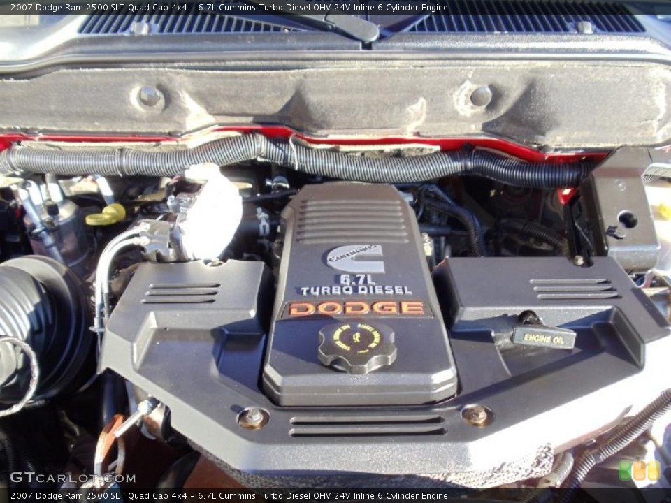 6.7L Cummins Turbo Diesel OHV 24V Inline 6 Cylinder Engine for the 2007 Dodge Ram 2500 #42983993