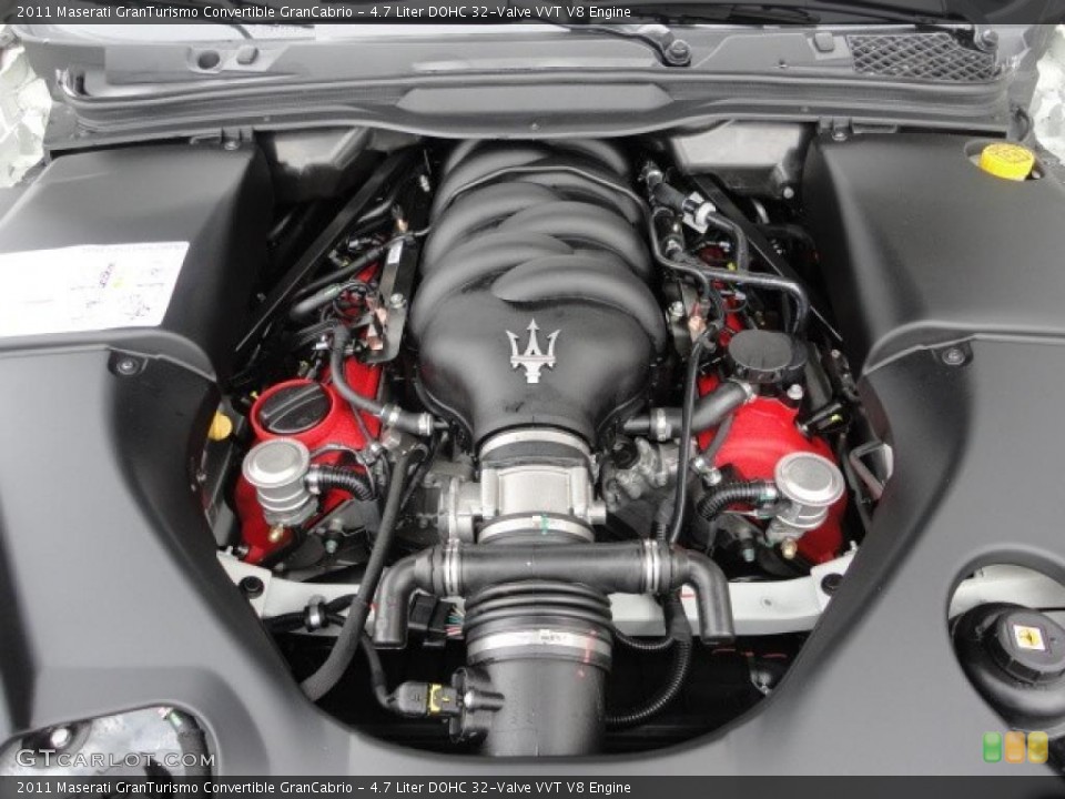 4.7 Liter DOHC 32-Valve VVT V8 Engine for the 2011 Maserati GranTurismo Convertible #42996427