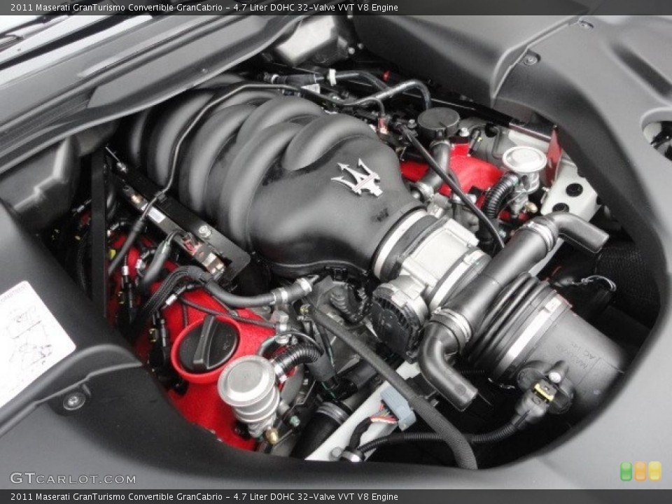4.7 Liter DOHC 32-Valve VVT V8 Engine for the 2011 Maserati GranTurismo Convertible #42996443