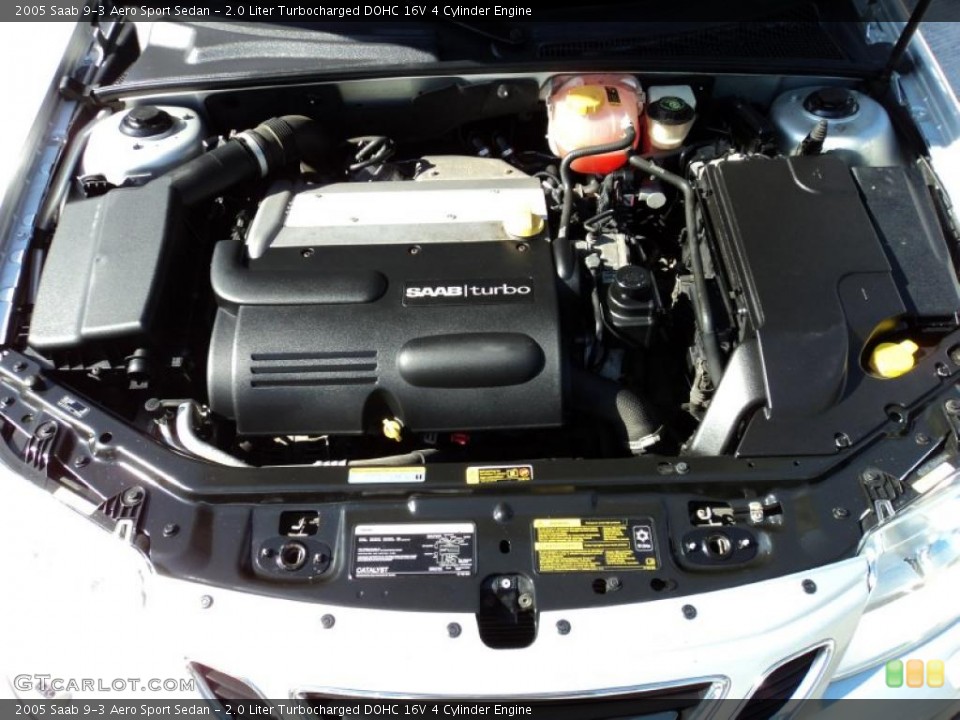 2.0 Liter Turbocharged DOHC 16V 4 Cylinder Engine for the 2005 Saab 9-3 #43003883