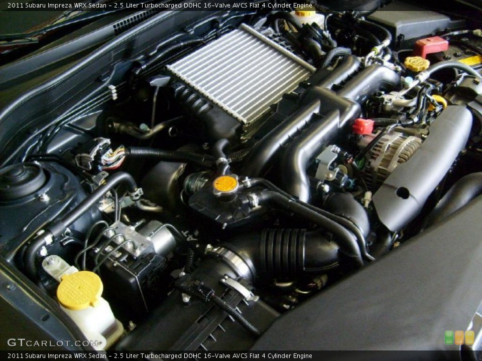 2.5 Liter Turbocharged DOHC 16-Valve AVCS Flat 4 Cylinder Engine for the 2011 Subaru Impreza #43019271