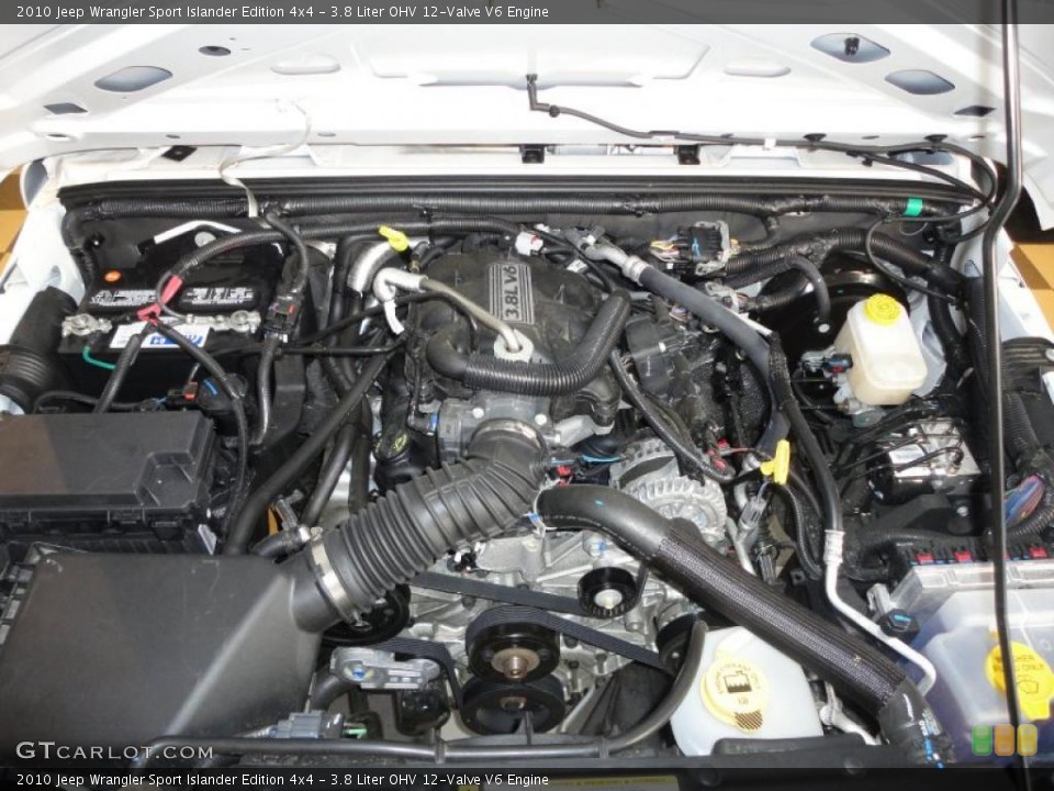 3.8 Liter OHV 12-Valve V6 Engine for the 2010 Jeep Wrangler #43036534