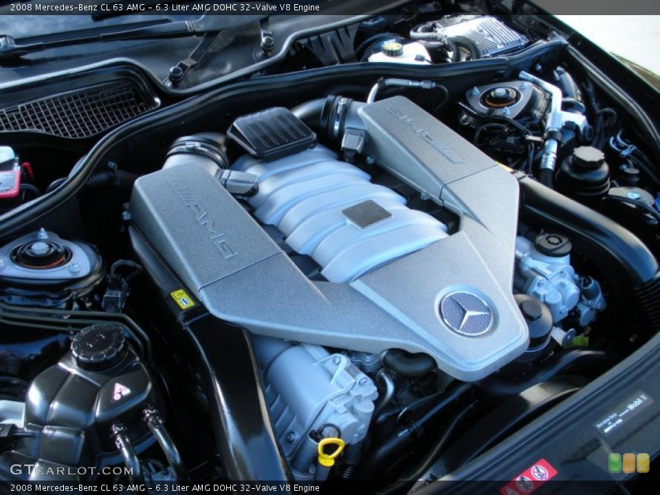 6.3 Liter AMG DOHC 32-Valve V8 Engine for the 2008 Mercedes-Benz CL #43037511