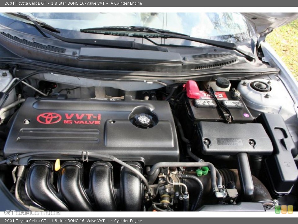1.8 Liter DOHC 16-Valve VVT -i 4 Cylinder Engine for the 2001 Toyota Celica #43040807
