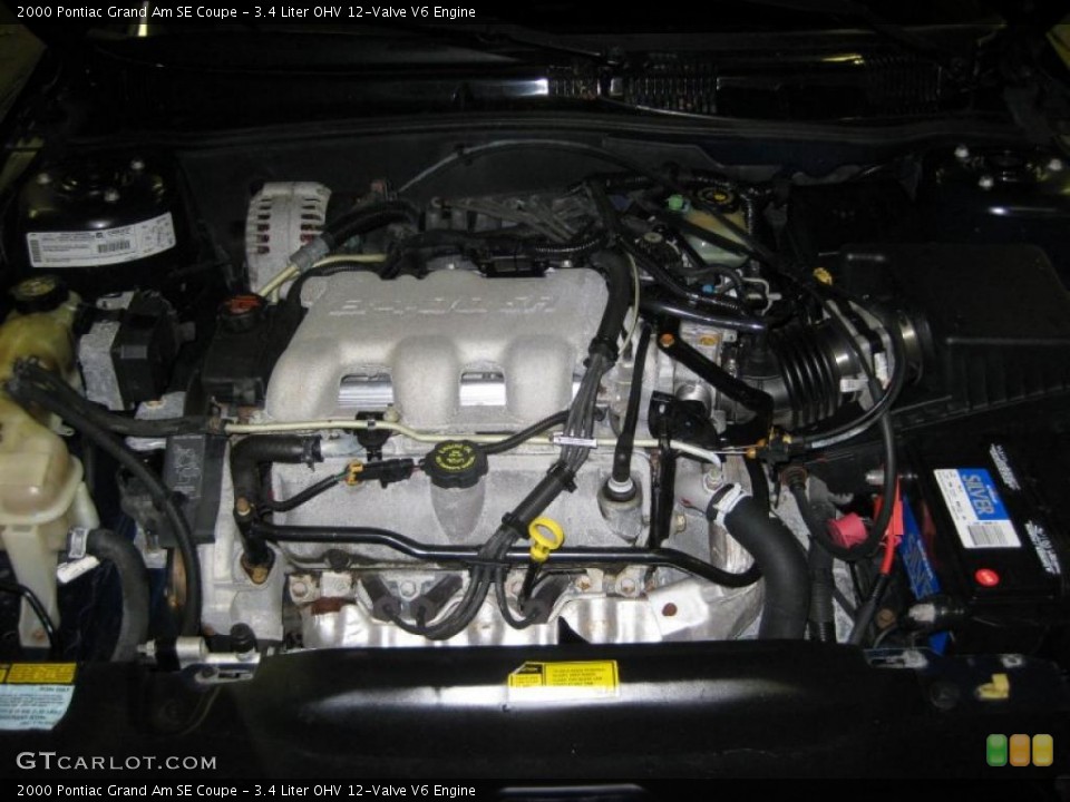 3.4 Liter OHV 12-Valve V6 Engine for the 2000 Pontiac Grand Am #43053968