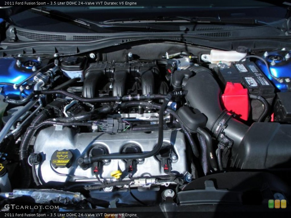 35 Liter Dohc 24 Valve Vvt Duratec V6 Engine For The 2011 Ford Fusion