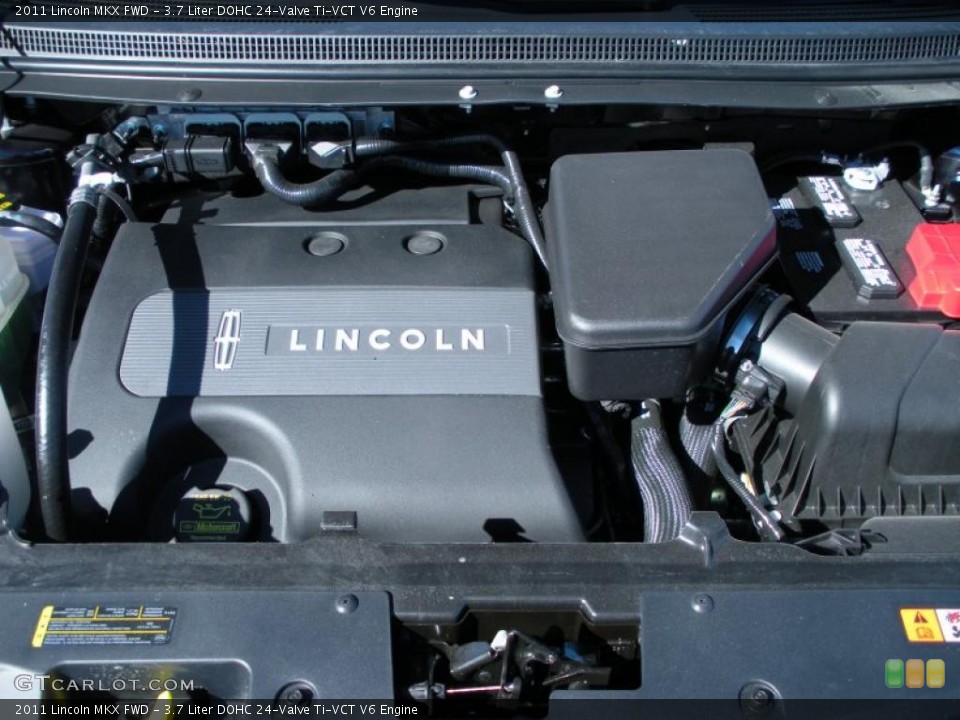3.7 Liter DOHC 24-Valve Ti-VCT V6 Engine for the 2011 Lincoln MKX #43071067