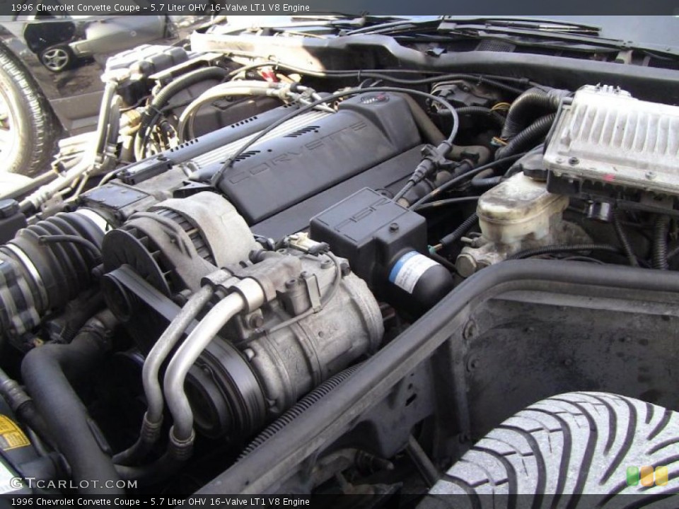 5.7 Liter OHV 16-Valve LT1 V8 Engine for the 1996 Chevrolet Corvette #43073334