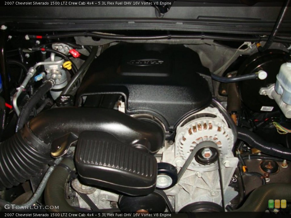 5.3L Flex Fuel OHV 16V Vortec V8 Engine for the 2007 Chevrolet Silverado 1500 #43088275