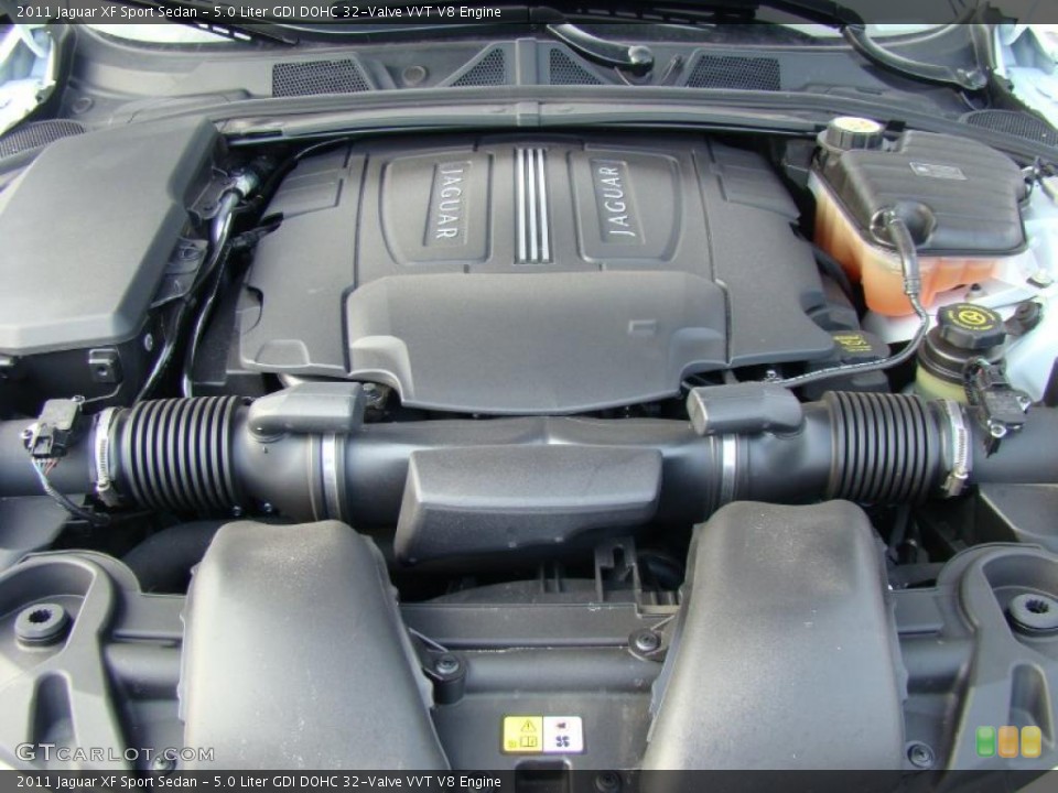5.0 Liter GDI DOHC 32-Valve VVT V8 Engine for the 2011 Jaguar XF #43091932