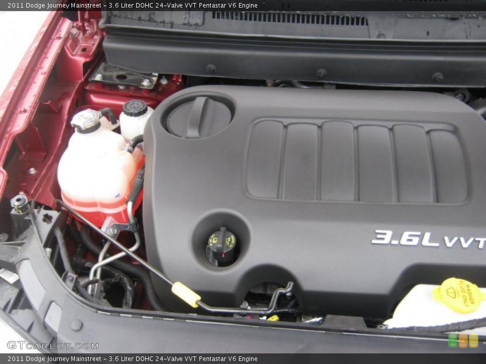 3.6 Liter DOHC 24-Valve VVT Pentastar V6 Engine for the 2011 Dodge Journey #43113645
