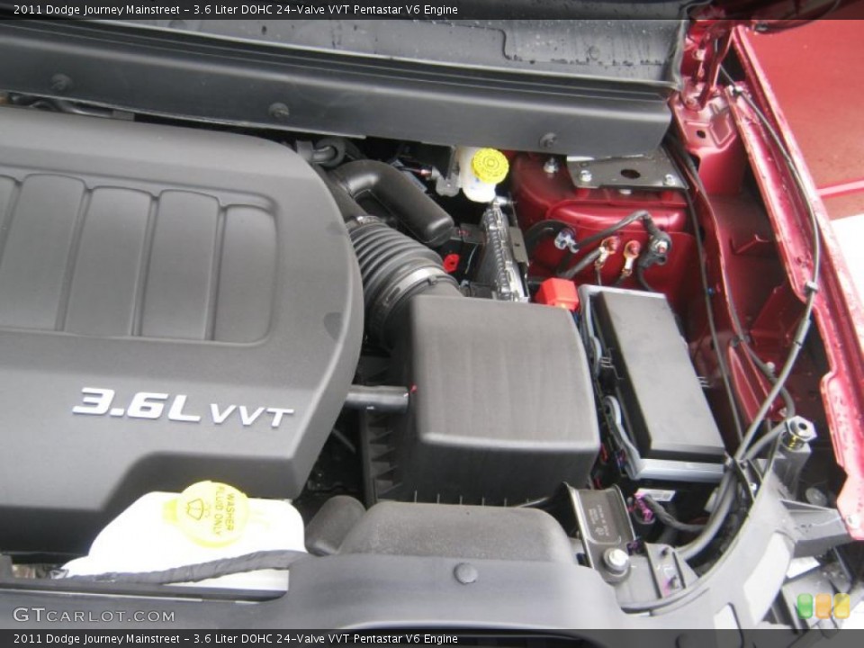 3.6 Liter DOHC 24-Valve VVT Pentastar V6 Engine for the 2011 Dodge Journey #43113669