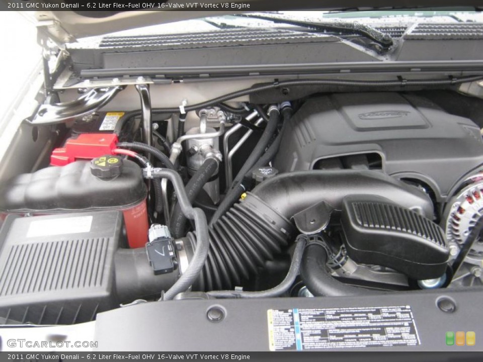 6.2 Liter Flex-Fuel OHV 16-Valve VVT Vortec V8 Engine for the 2011 GMC Yukon #43116185