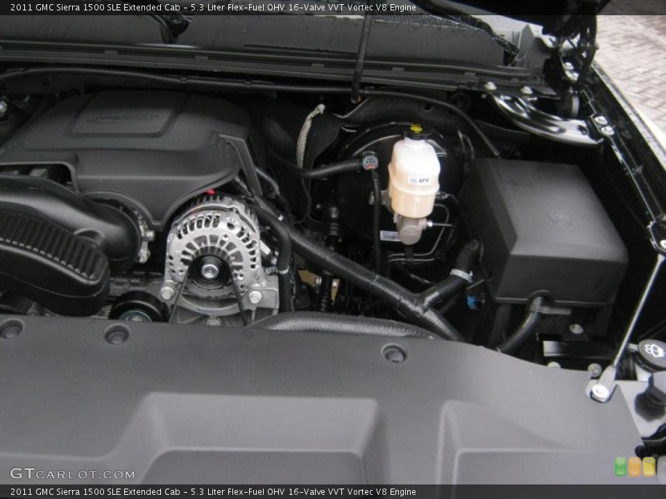 5.3 Liter Flex-Fuel OHV 16-Valve VVT Vortec V8 Engine for the 2011 GMC Sierra 1500 #43117578