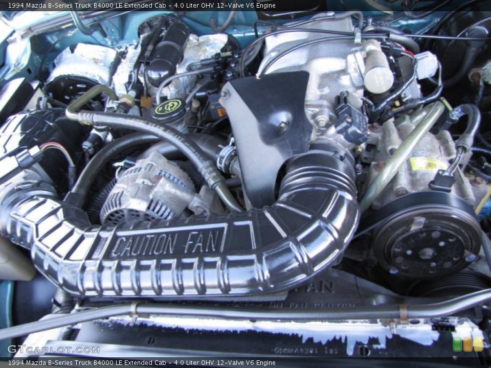 4.0 Liter OHV 12-Valve V6 Engine for the 1994 Mazda B-Series Truck #43118341