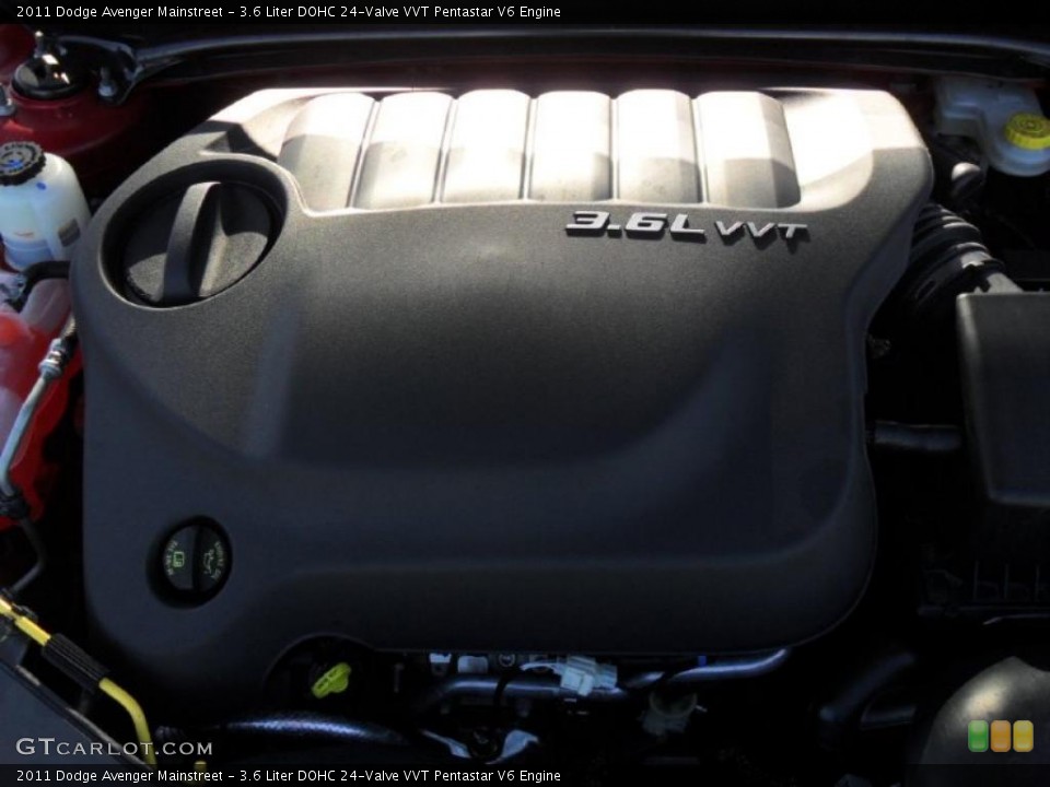 3.6 Liter DOHC 24-Valve VVT Pentastar V6 Engine for the 2011 Dodge Avenger #43162125