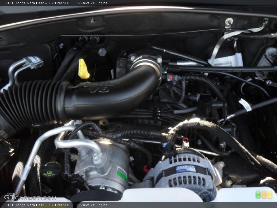 3.7 Liter SOHC 12-Valve V6 Engine for the 2011 Dodge Nitro #43163542
