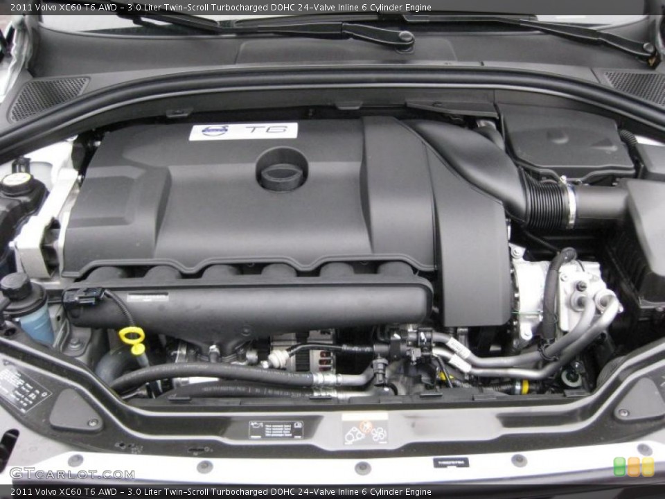 3.0 Liter Twin-Scroll Turbocharged DOHC 24-Valve Inline 6 Cylinder Engine for the 2011 Volvo XC60 #43171245