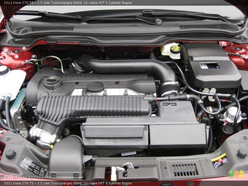 2.5 Liter Turbocharged DOHC 20-Valve VVT 5 Cylinder Engine for the 2011 Volvo C70 #43172673