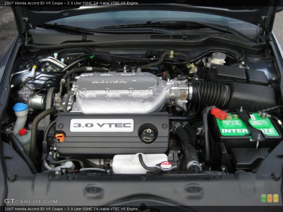 3.0 Liter SOHC 24-Valve VTEC V6 Engine for the 2007 Honda Accord #43176906