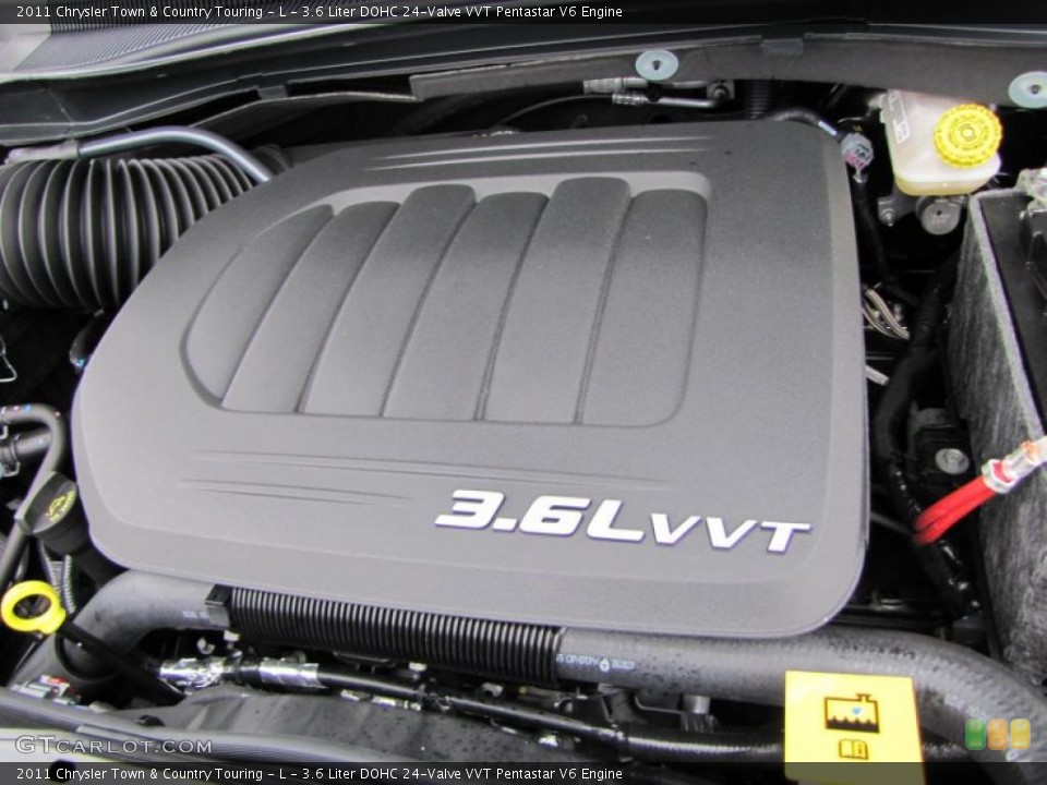 3.6 Liter DOHC 24-Valve VVT Pentastar V6 Engine for the 2011 Chrysler Town & Country #43192426