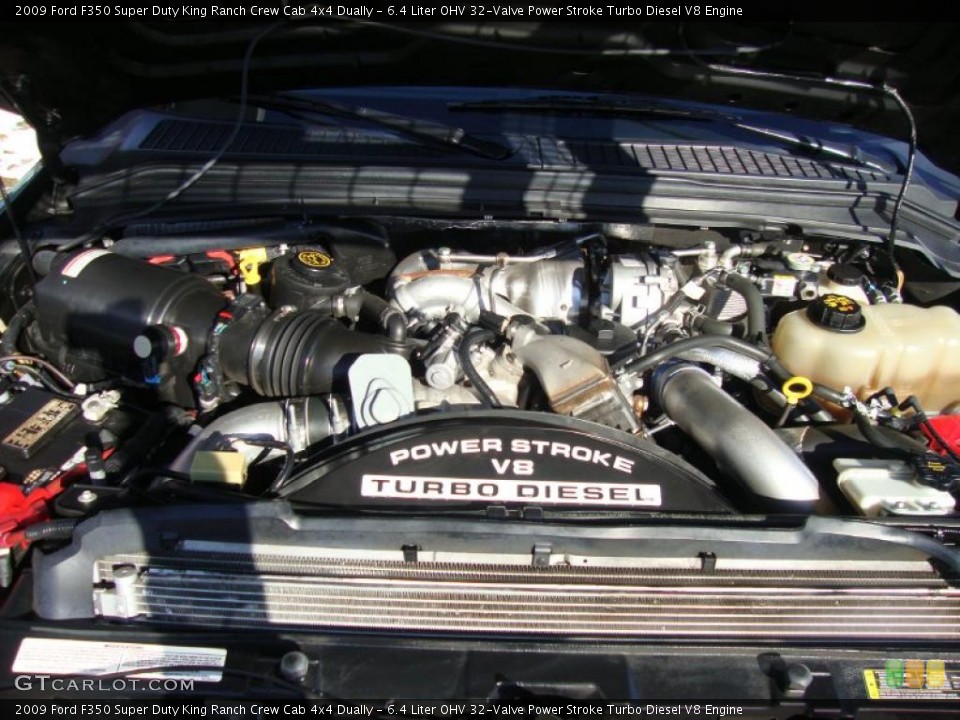 6.4 Liter OHV 32-Valve Power Stroke Turbo Diesel V8 Engine for the 2009 Ford F350 Super Duty #43194959