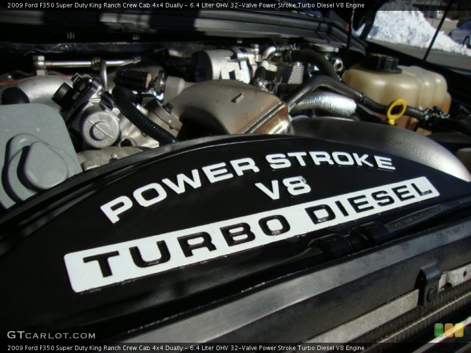 6.4 Liter OHV 32-Valve Power Stroke Turbo Diesel V8 Engine for the 2009 Ford F350 Super Duty #43194982