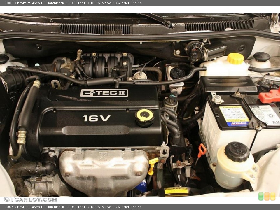 1.6 Liter DOHC 16-Valve 4 Cylinder Engine for the 2006 Chevrolet Aveo #43199222