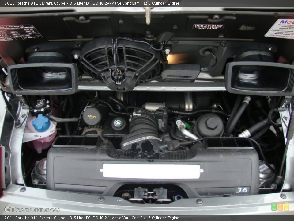 3.6 Liter DFI DOHC 24-Valve VarioCam Flat 6 Cylinder Engine for the 2011 Porsche 911 #43203050