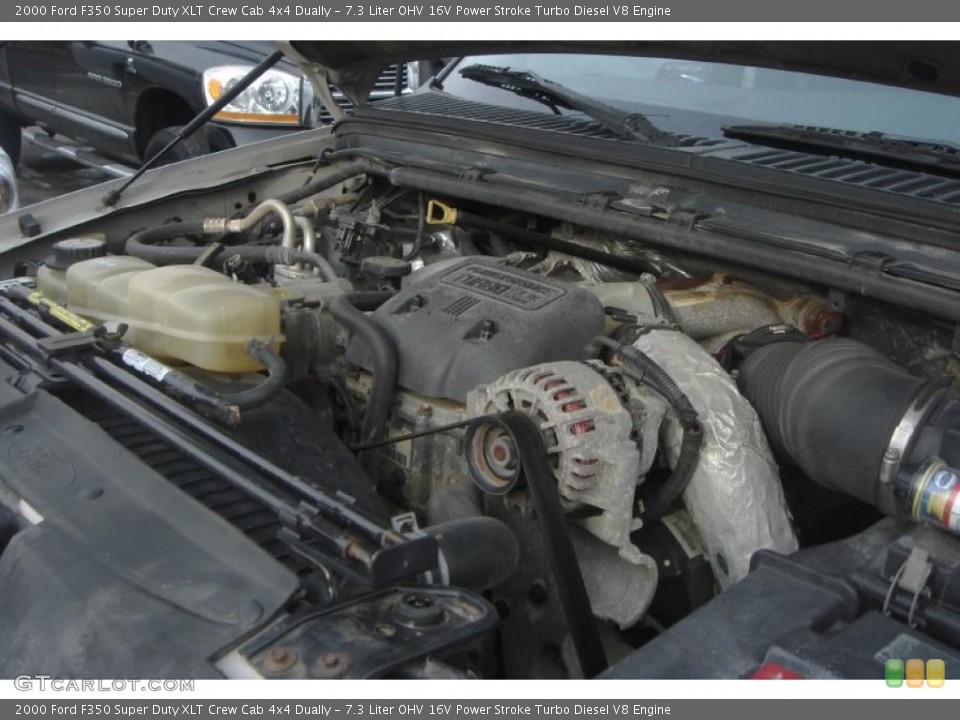 7.3 Liter OHV 16V Power Stroke Turbo Diesel V8 Engine for the 2000 Ford F350 Super Duty #43205766