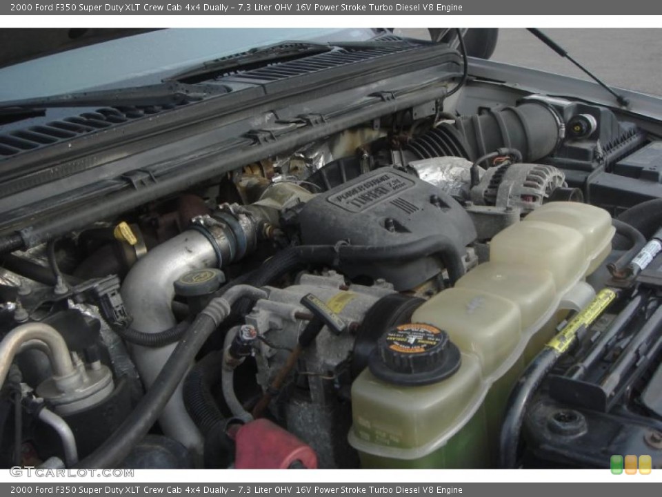 7.3 Liter OHV 16V Power Stroke Turbo Diesel V8 Engine for the 2000 Ford F350 Super Duty #43205778